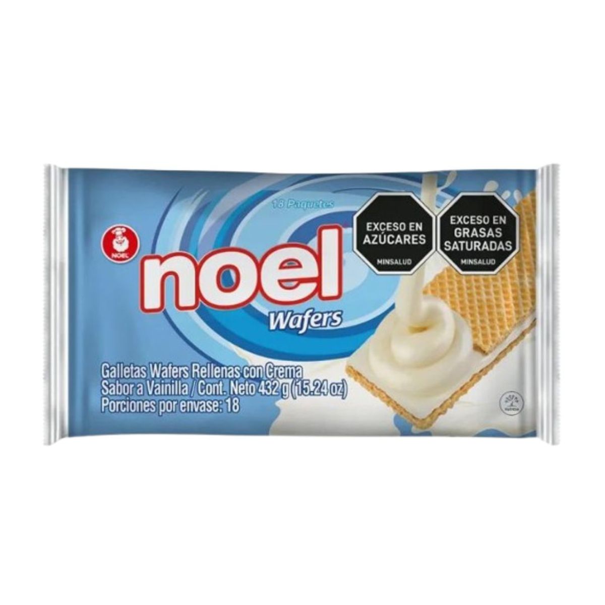 10X Galleta Wafers Vainilla x 18 und