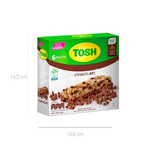 Barra De Cereal De Chocolate Tosh x 23 Gr x 6 Unds - Caja