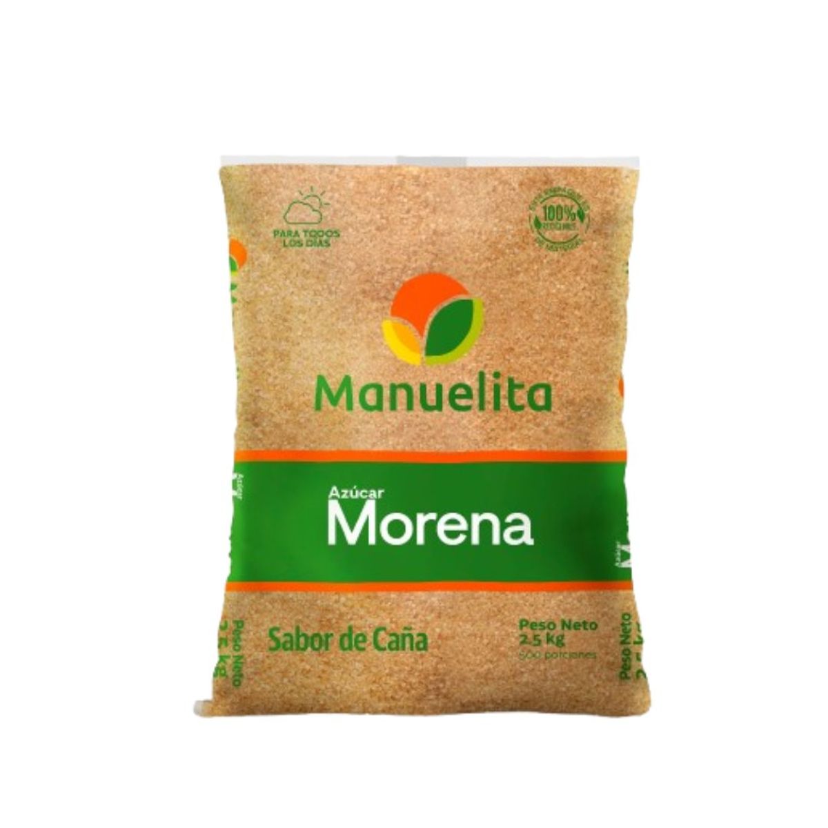 10X Azúcar Morena Manuelita x 2500 Gr