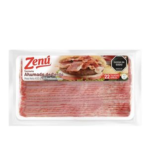 Tocineta De Cerdo Ahumada Zenú x 400 Gr - Paquete