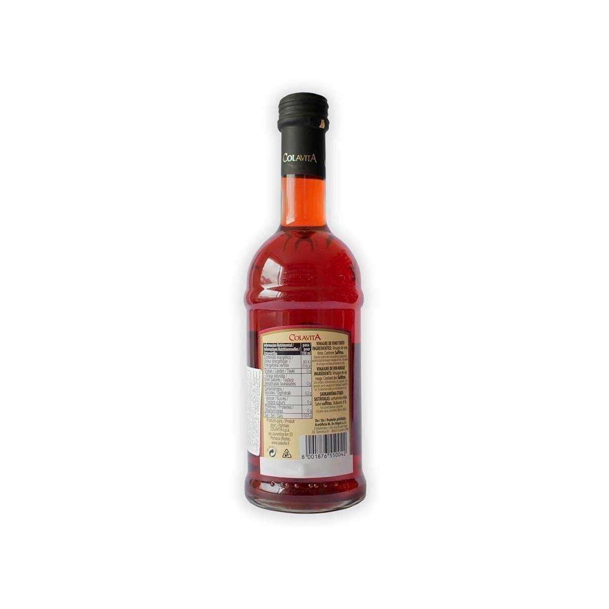 10X Vinagre De Vino Rojo Colavita x 500 Ml
