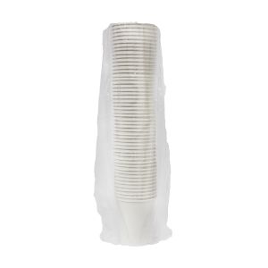 Vaso Ecológico BLANCO Bebidas Calientes Envases Puros 7 Oz x 50 Paquete - Paquete