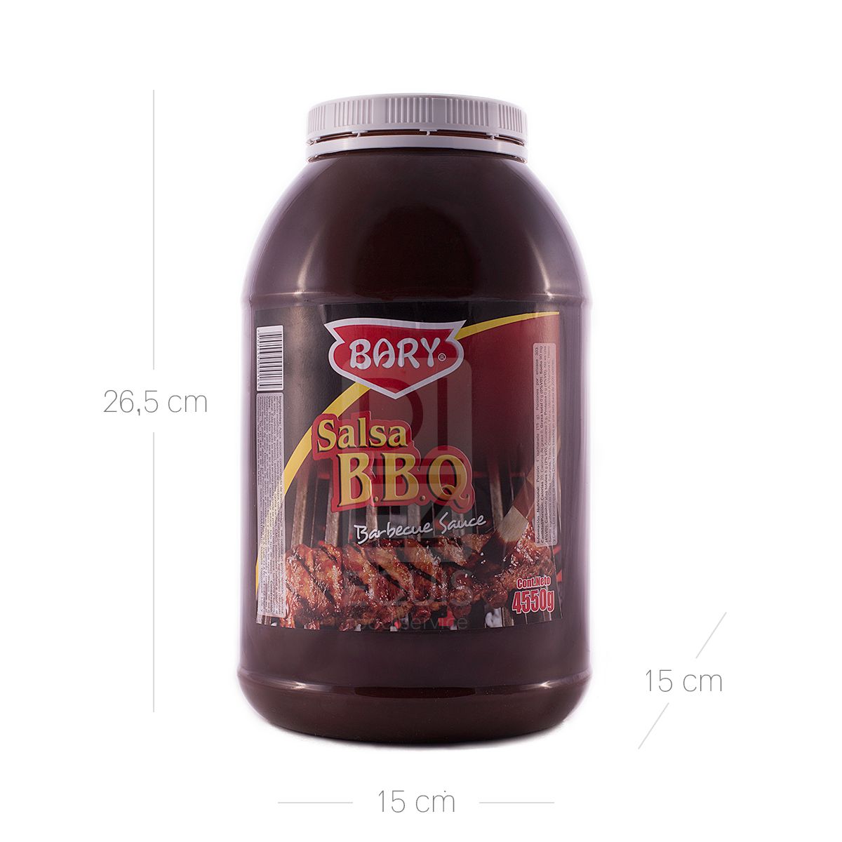 10X Salsa BBQ Bary Galón x 4250 Gr Pet