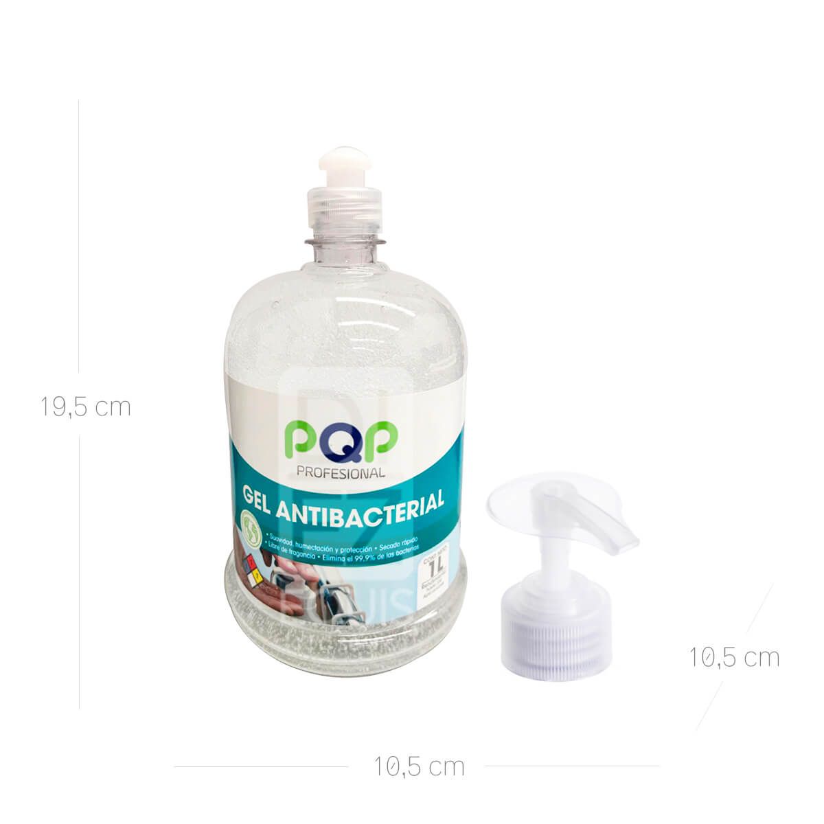 10X Gel Antibacterial PQP x 1000 Ml Pet