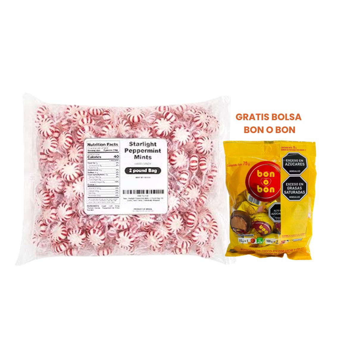 10X Menta Roja Starlight Bolsa x 6 Libras Aprox 545 Und