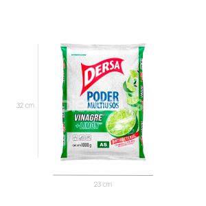 Detergente Dersa Vinagre Limón Antibacterial bolsa x 1000 Gr - Unidad