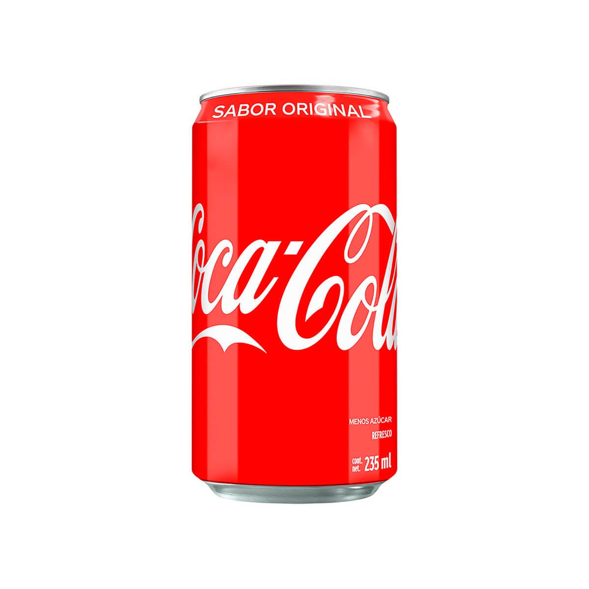 10X Gaseosa Coca Cola Original x 235 Ml x 12 Und Lata