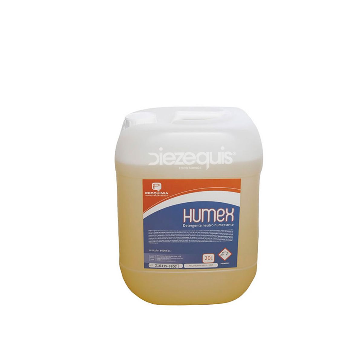 10X Desengrasante Para Textil Humex QEH x 20 Litros