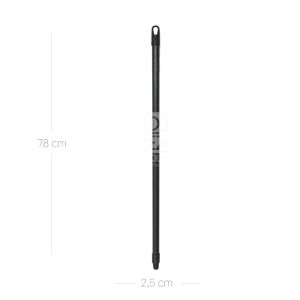 Cabo Plástico Negro Para Recogedor x 80 cm - Unidad