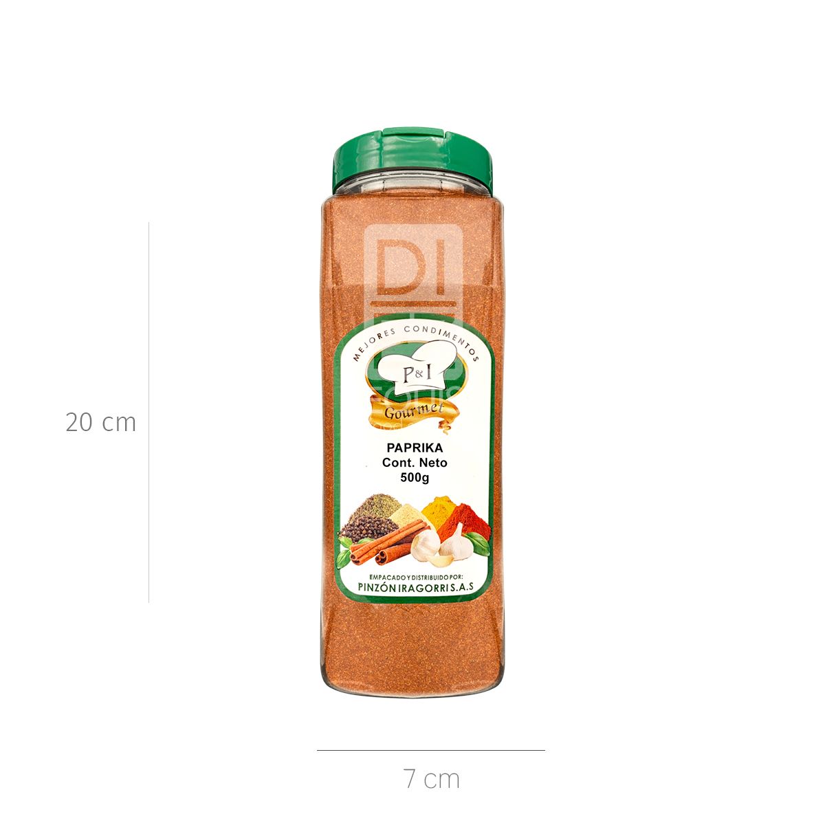 10X Paprika PI x 500 Gr Frasco