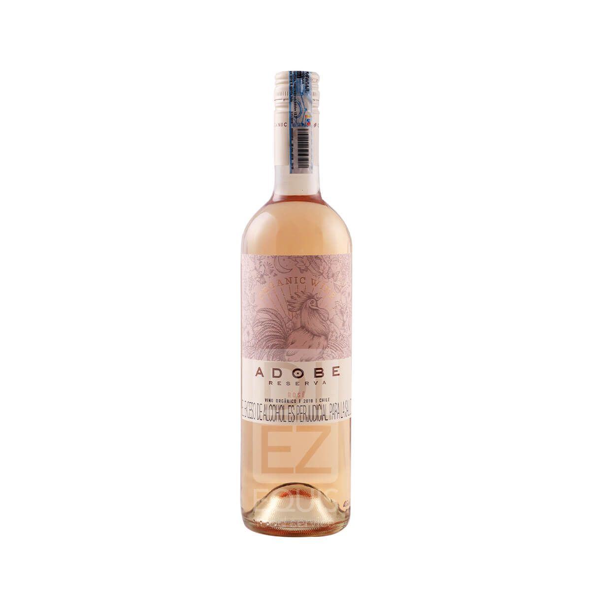10X Vino Rosado ORGÁNICO Adobe Rosé Chileno x 750 Ml