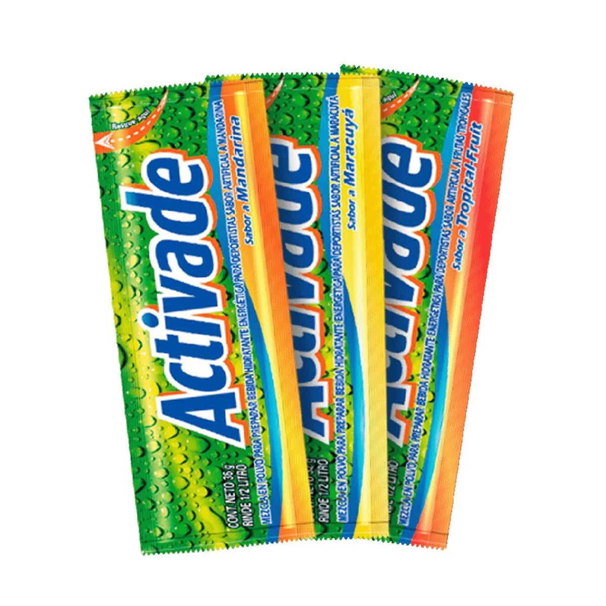 10X Bebida Hidratante Activade Mandarina x 36 Gr Caja x 4 Display x 20 Und