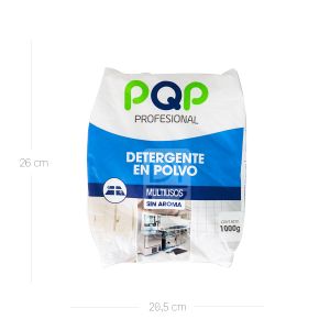 Detergente En Polvo Neutro Multiuso PQP x 1 Kg Bolsa - Bolsa