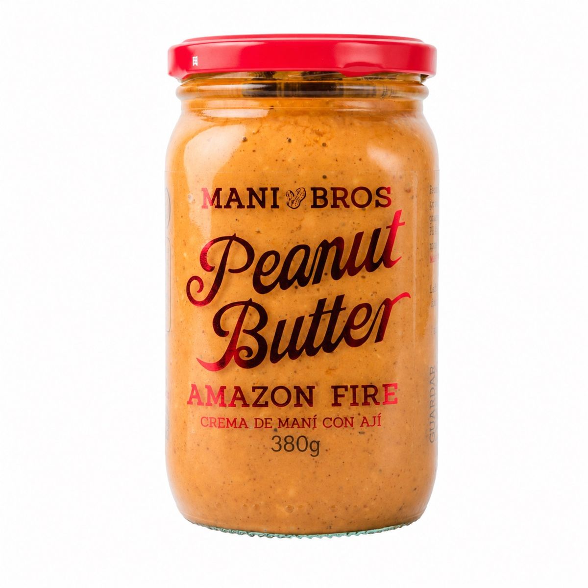 10X Mantequilla de Maní Con Ají y Paprika Ahumada Mani Bros x 380 Gr