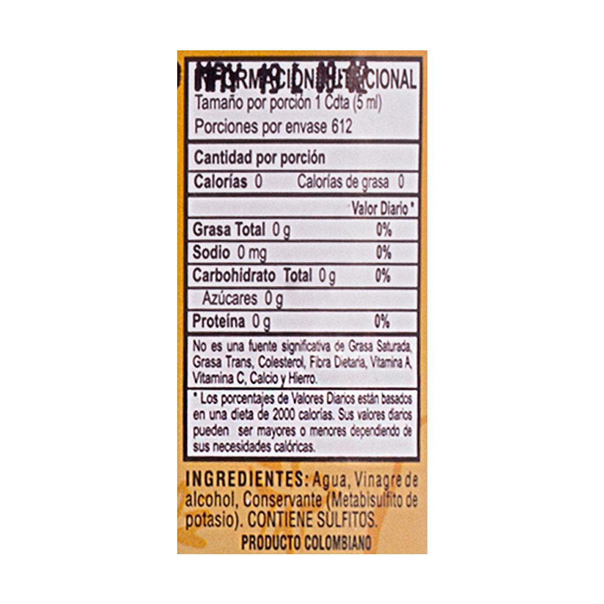 10X Vinagre Blanco Fruco Galón x 3060 Ml Pet