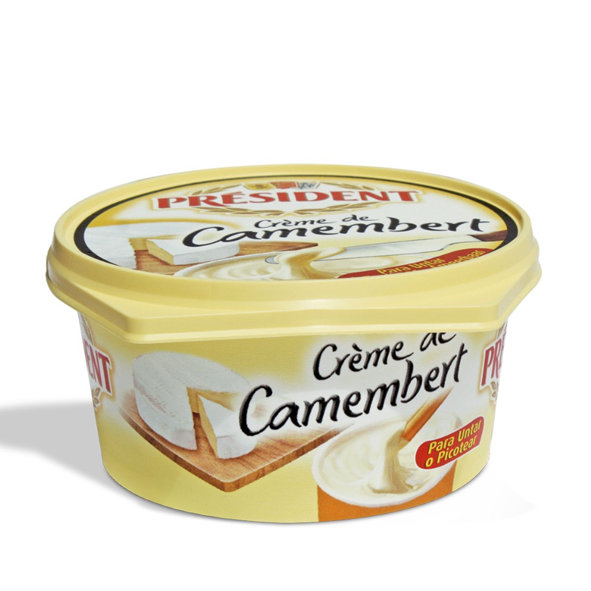 10X Crema de Queso Camembert Président x 125 Gr