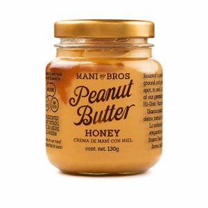 Mantequilla de Maní Con Miel Mani Bros x 130 Gr - Unidad