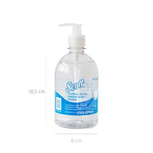 Alcohol Sanitizante En Gel Para Manos y Brazos Scott 9833 x 500 Ml - Unidad