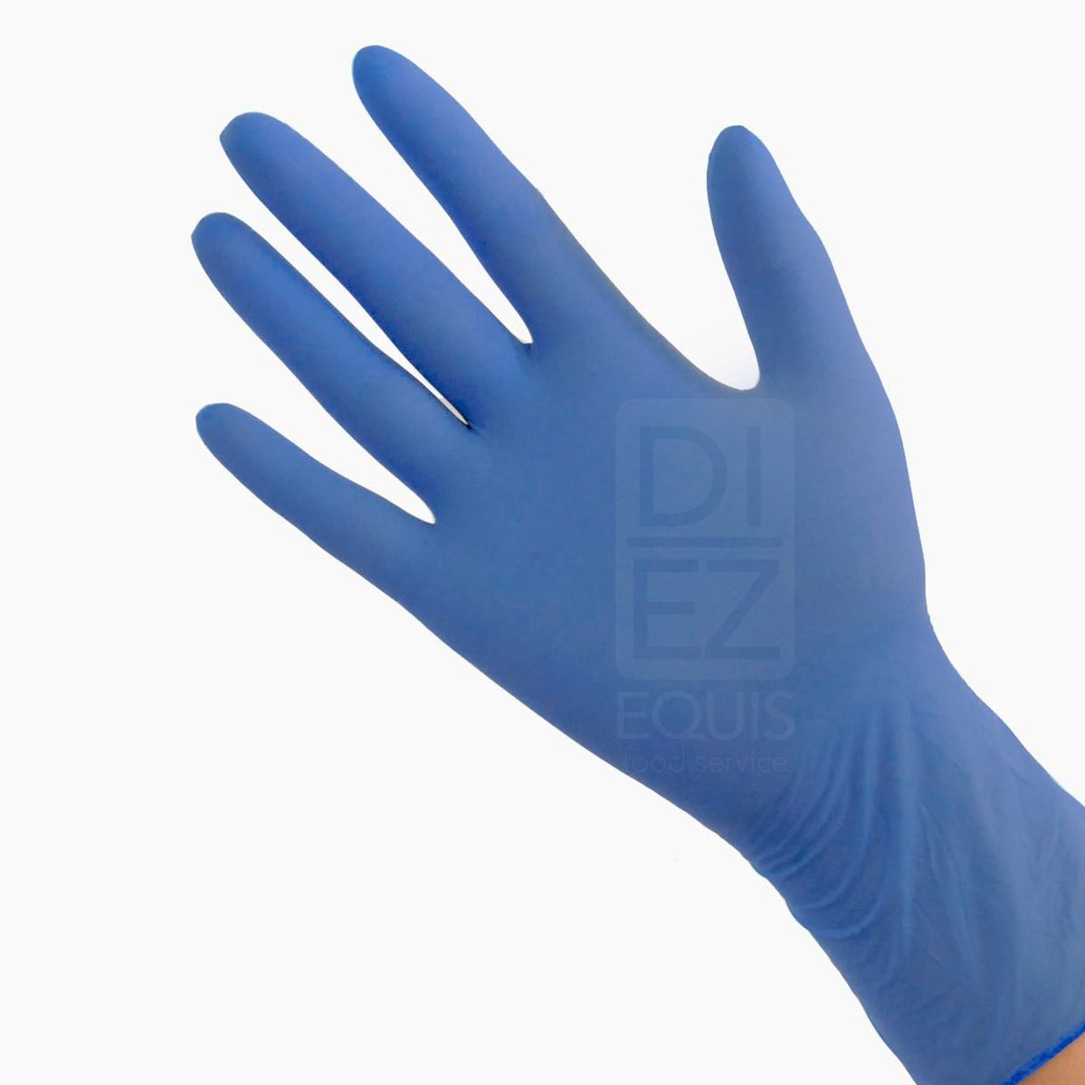 10X Guante Manipulación Nitrilo Azul C4 Latexport Talla L x 100 Und Caja