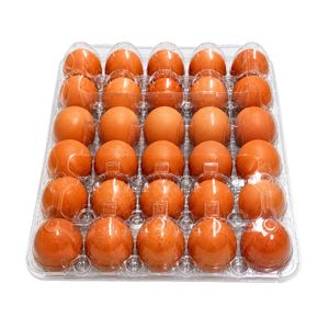 Huevos AA Rojo Santa Reyes Cubeta x 30 Und Pet - Caja
