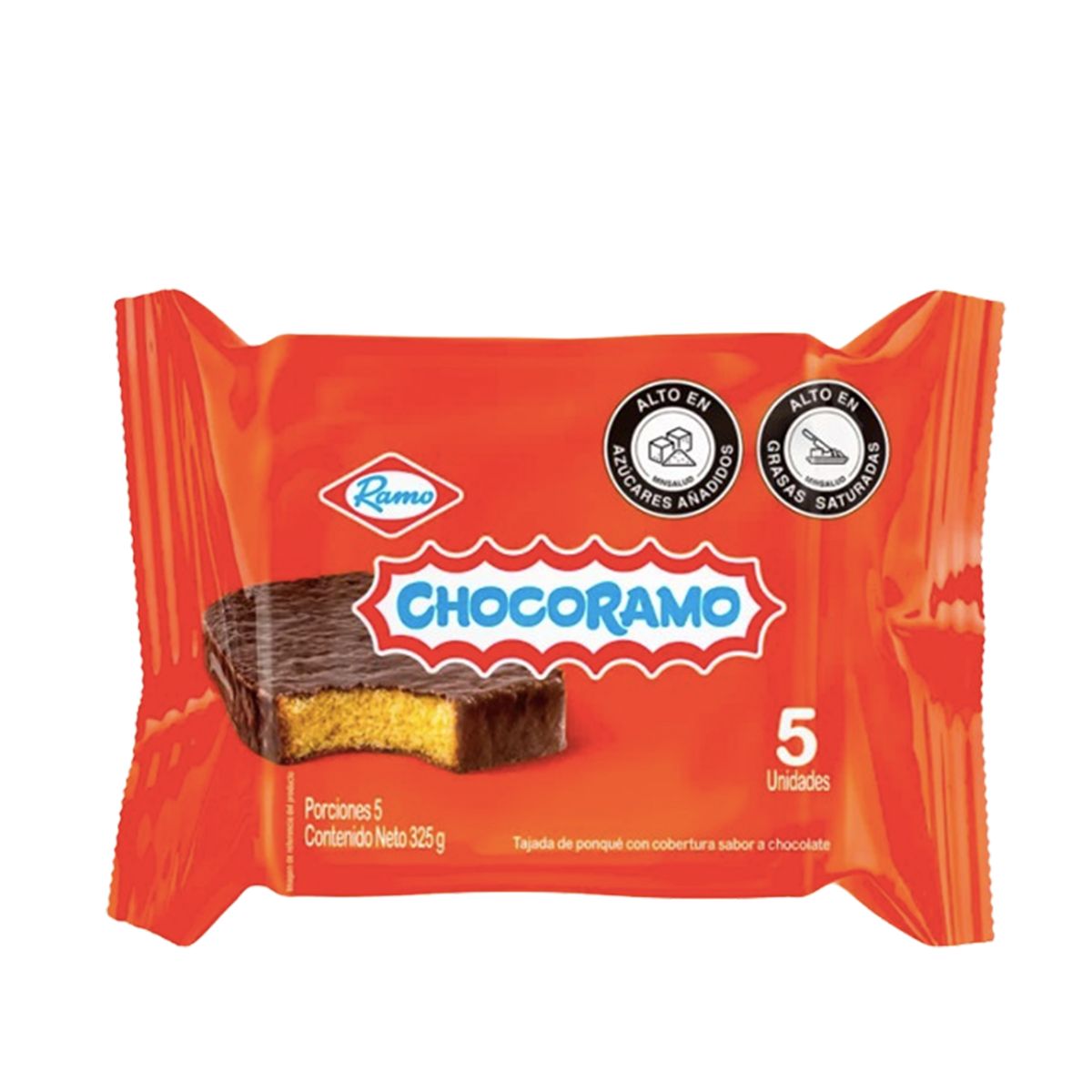 10X Chocoramo Tajada 65 Gr x 5 und Caja x 12 Paquetes