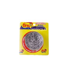 Esponja Espiral de Acero Brio - Unidad