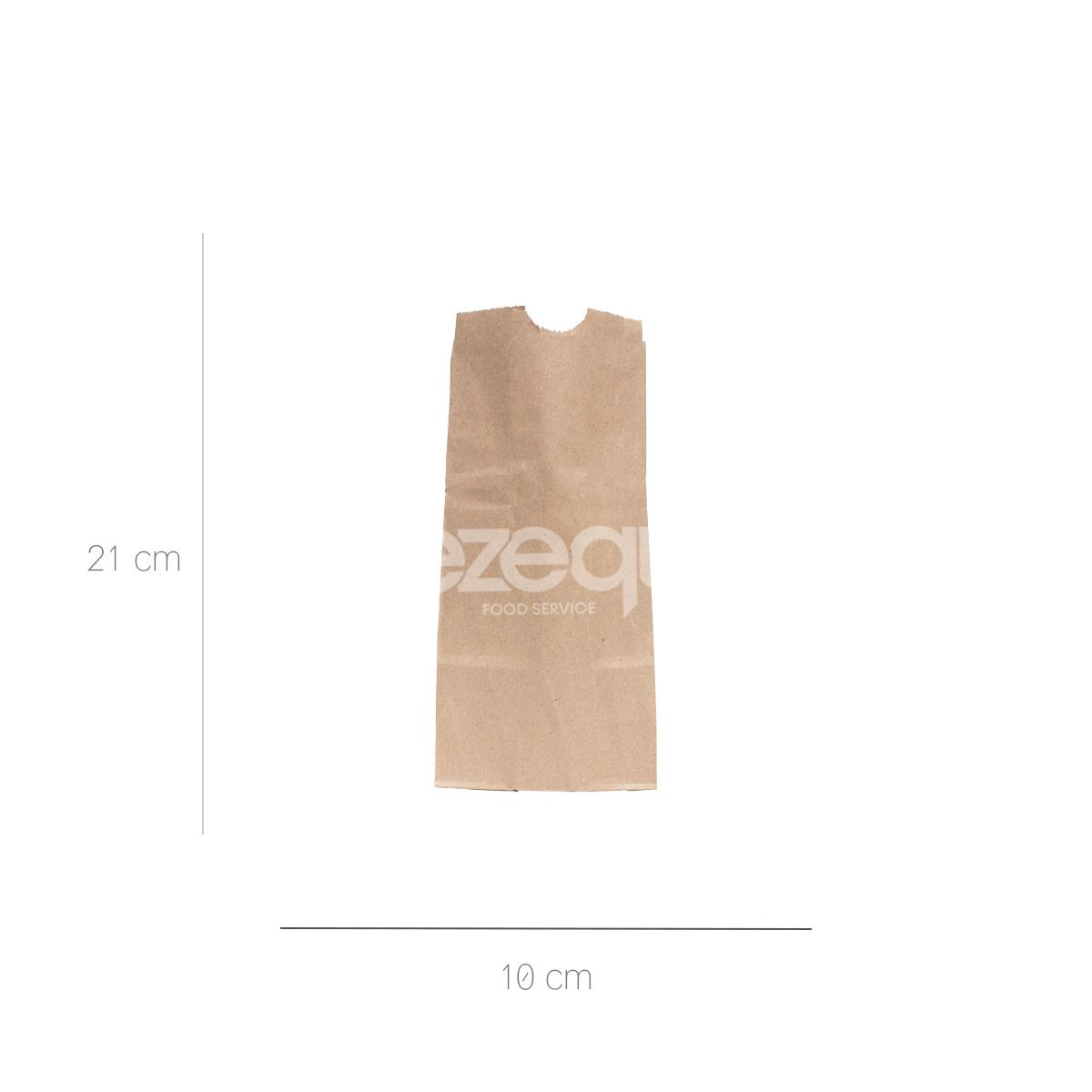 10X Bolsa Kraft 2 Lb x 100 Und