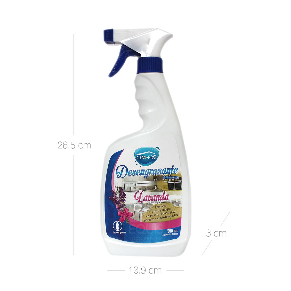 10X Desengrasante Multiusos Clean Pro x 500 Ml
