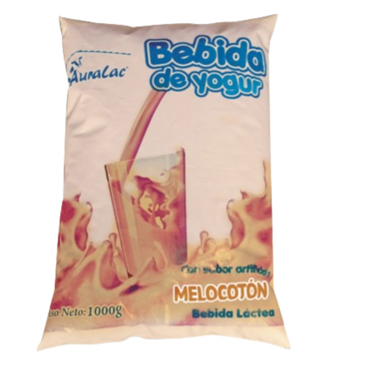 10X Bebida De Yogur Melocotón Auralac x 1000 Ml