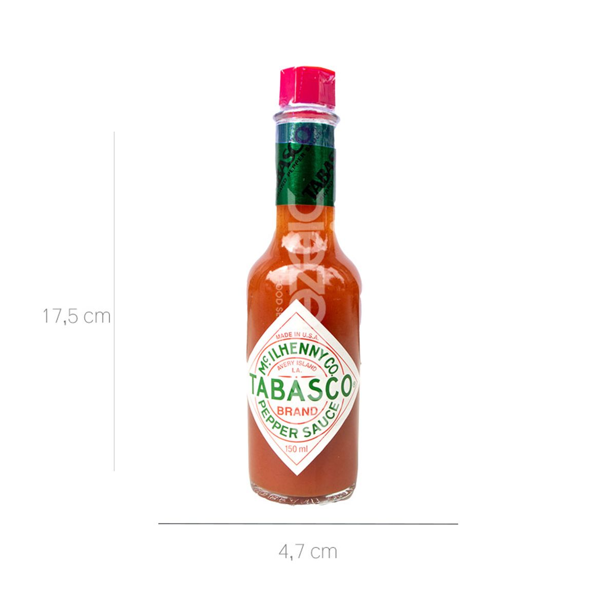 10X Salsa Ají Tabasco Brand Original Frasco x 150 Gr Vidrio