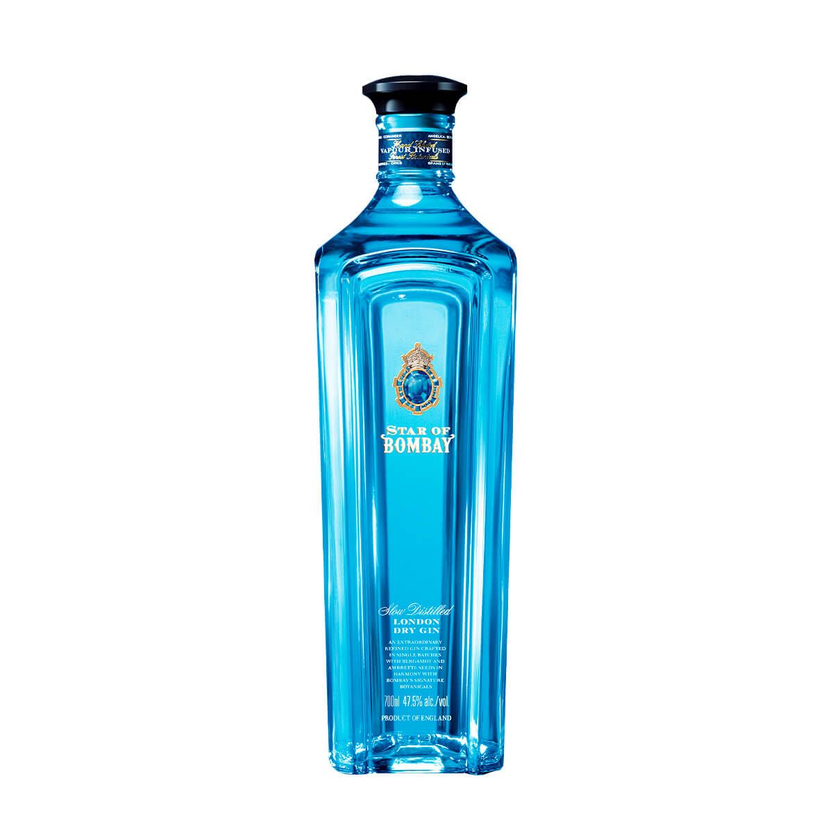 10X Ginebra Star Of Bombay x 750 Ml