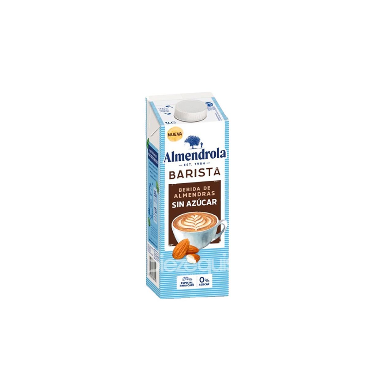 10X Bebida De Almendras Almendrola Barista Sin Azúcar x 1000 Ml x 6 Unds Tetrapack