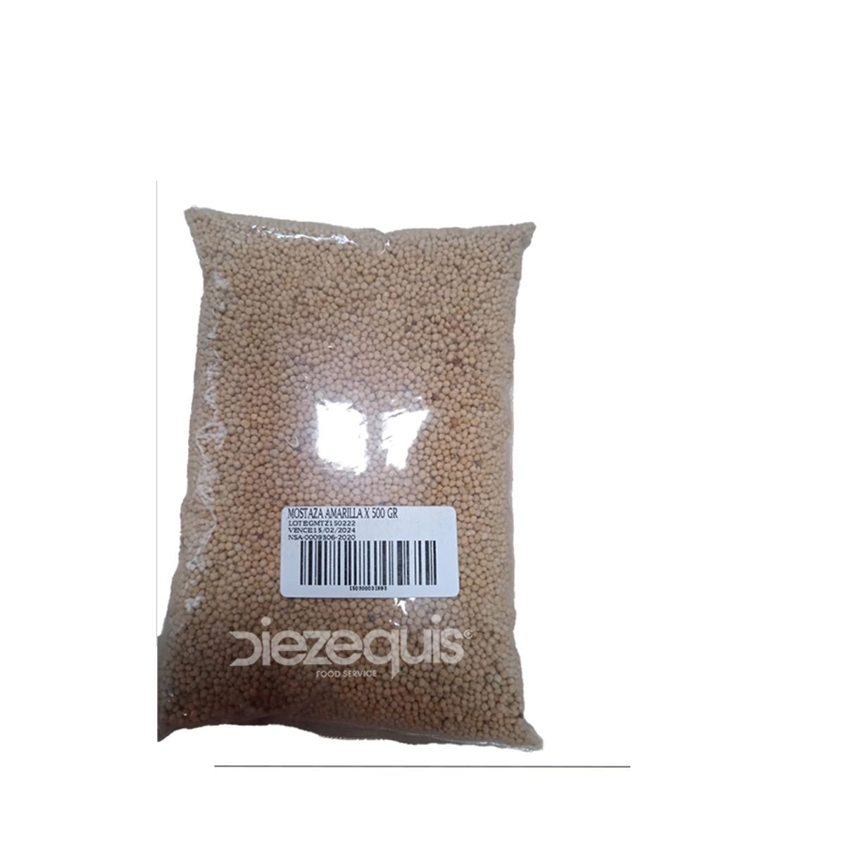 10X Mostaza En Semilla Amarilla El Caunzal x 500 Gr