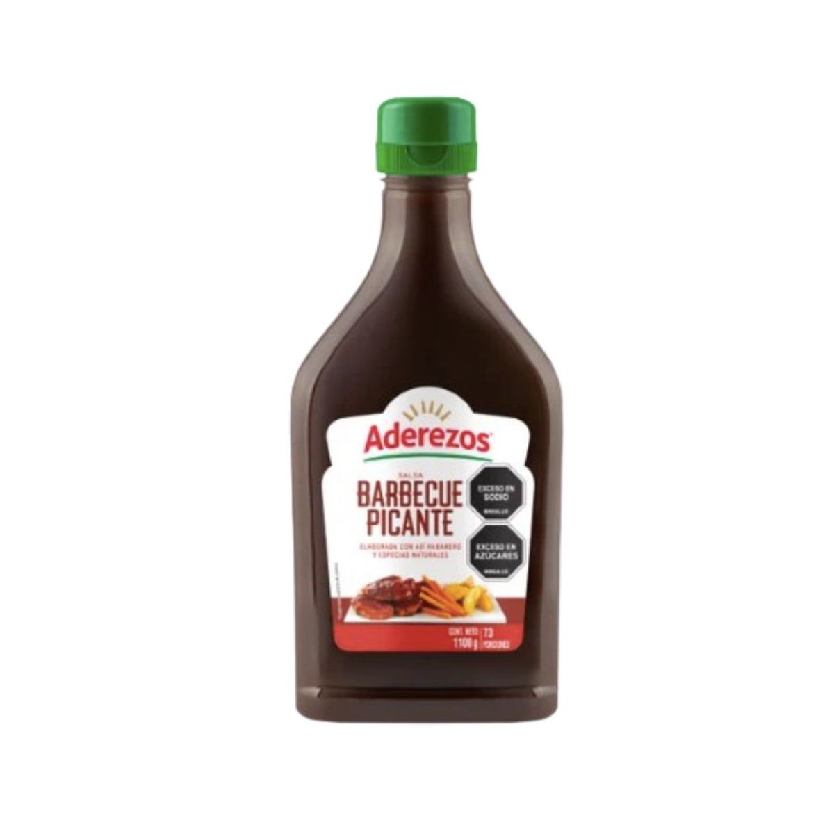 10X Salsa BBQ Picante Aderezos x 1100 Gr Pet