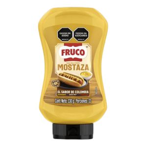 Salsa con Mostaza Fruco Squeeze x 330 Gr - Unidad