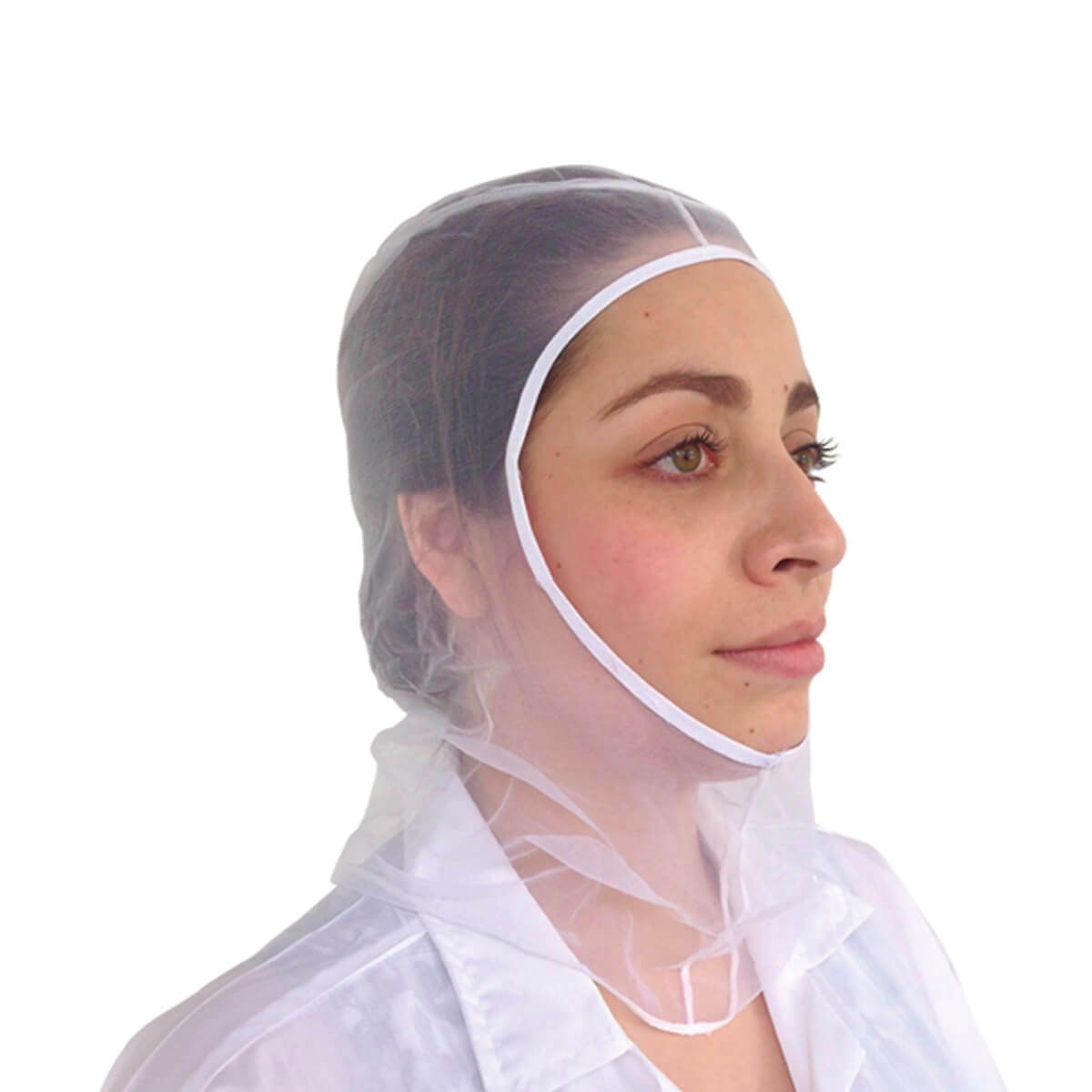 10X Gorro Blanco Tipo Monja Latexport x 6 Und