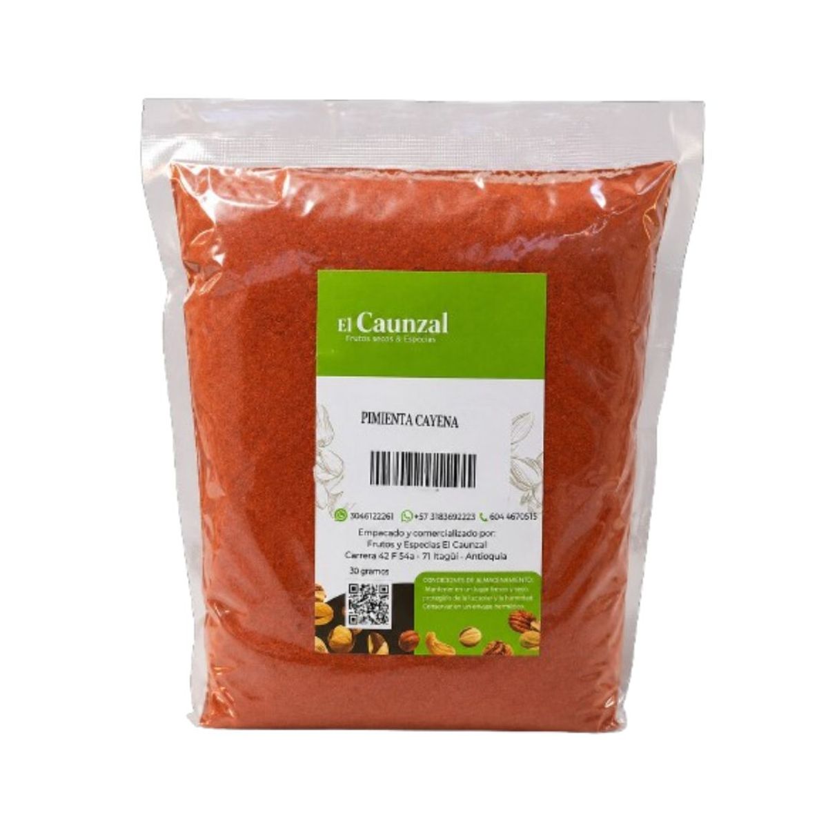 10X Pimienta Cayena Molida El Caunzal x 500 Gr