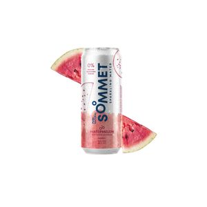 Agua Carbonatada Sommet Sandia Lata x 310 ml Paca x 24 und - Paca - Unidad