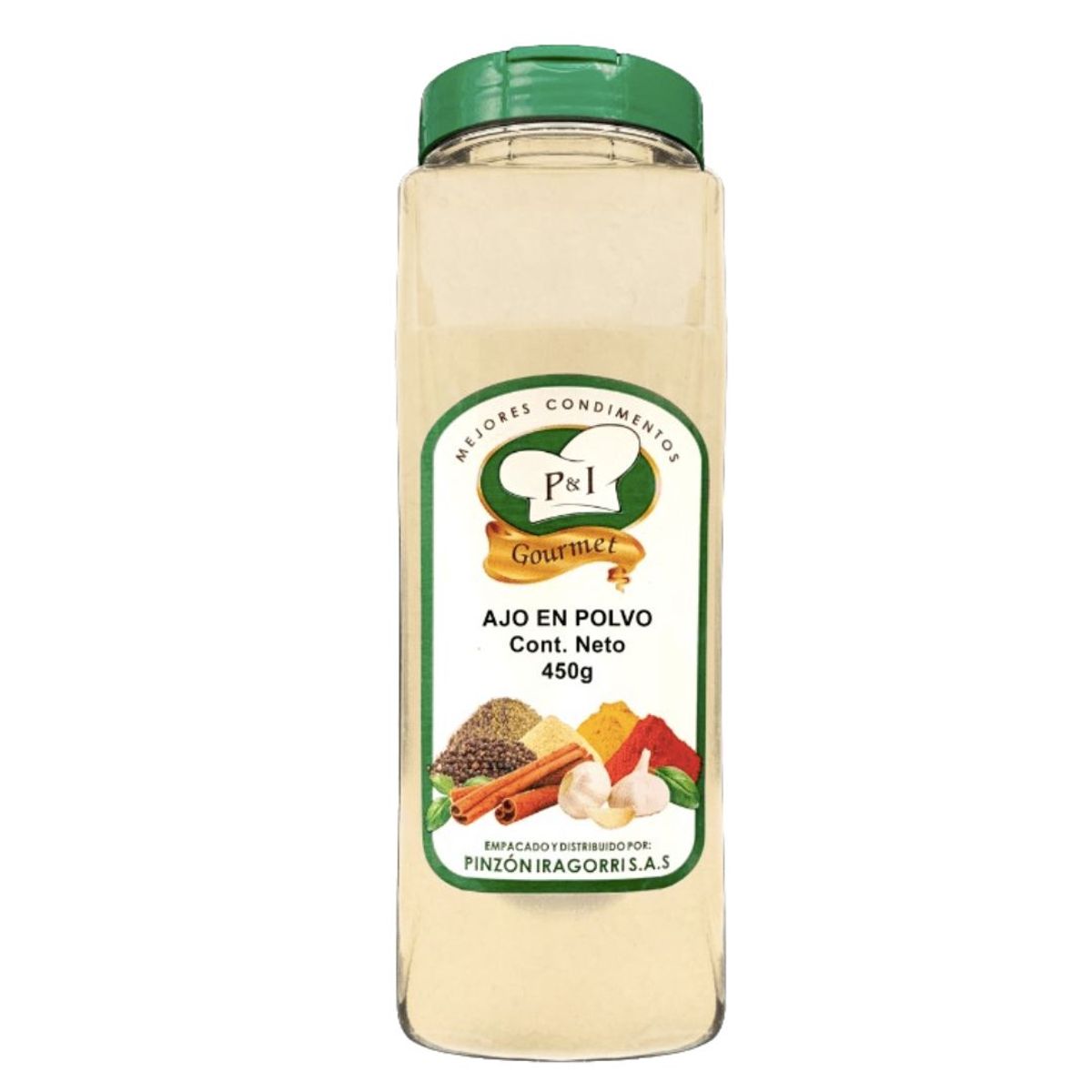 10X Ajo En Polvo PI x 450 Gr Frasco