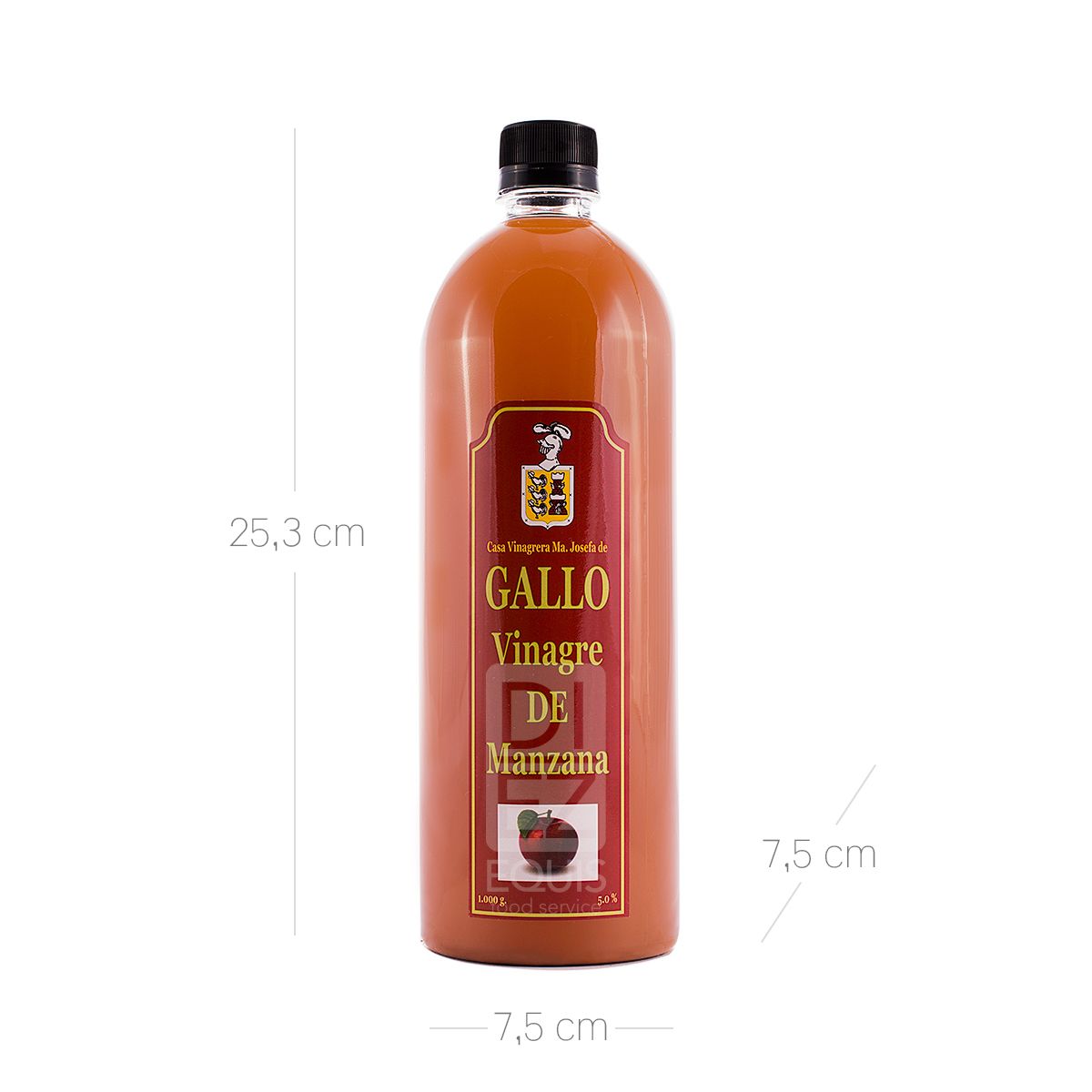 10X Vinagre De Manzana Sidra Gallo x 1000 Ml