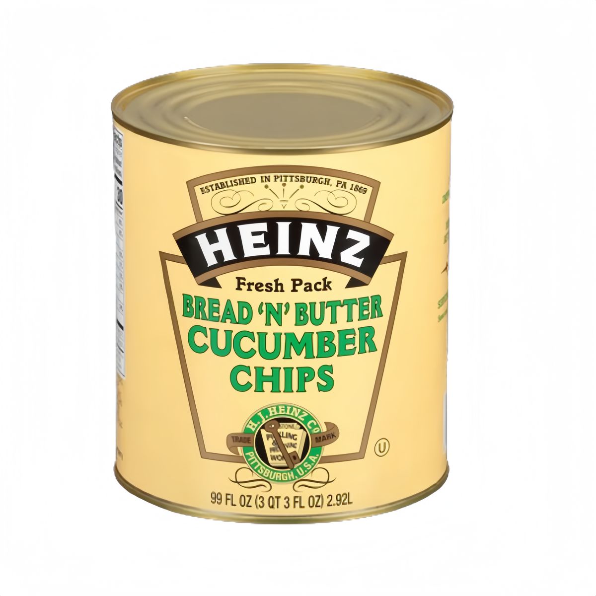 10X Pepinillos Rodajas Agridulce Heinz x 2.92 litros Lata