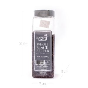 Pimienta Negra Entera Badia x 453,6 Gr Pet - Unidad
