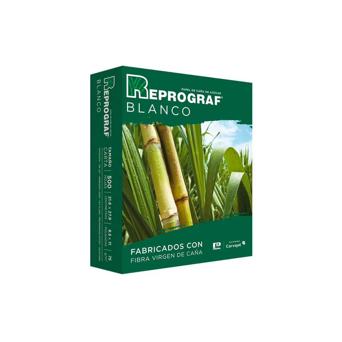 10X Resma Carta Reprograf Blanca X 500 Hj Reprograf