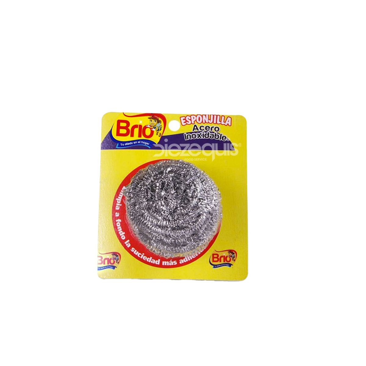 10X Esponja Espiral de Acero Brio