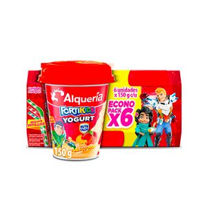 Yogurt Fortikids Surtido Alquería x 6 Und x 150 Gr Vaso - Paquete