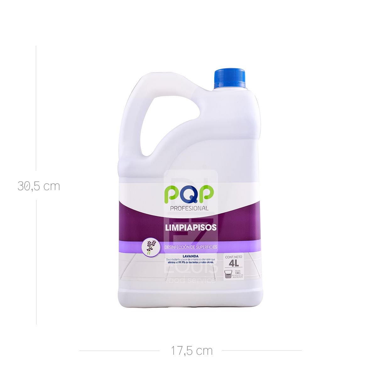 10X Limpiador Desinfectante de Superficies Lavanda PQP x 4000 Ml