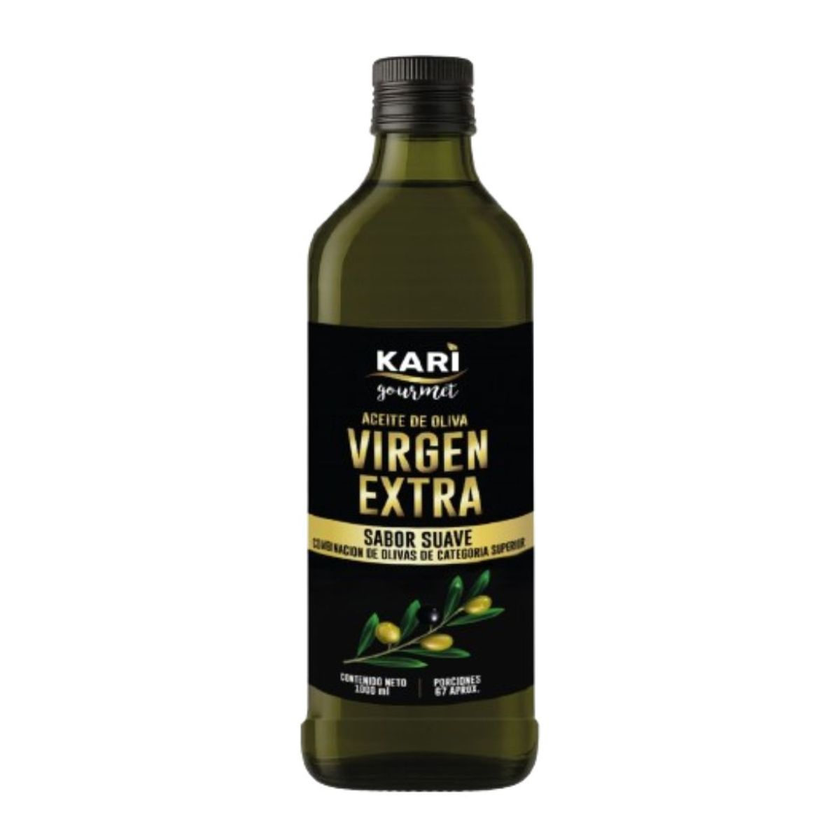 10X Aceite de Oliva Extra Virgen Gourmet Kari x 1000 Ml Vidrio