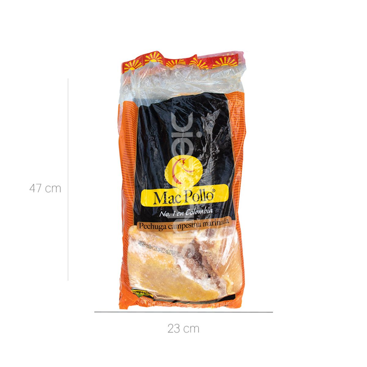 10X Pechuga Campesina Congelada Mac Pollo +/- 4,4 Kg Bolsa x 4 Unds (Precio x Kg)