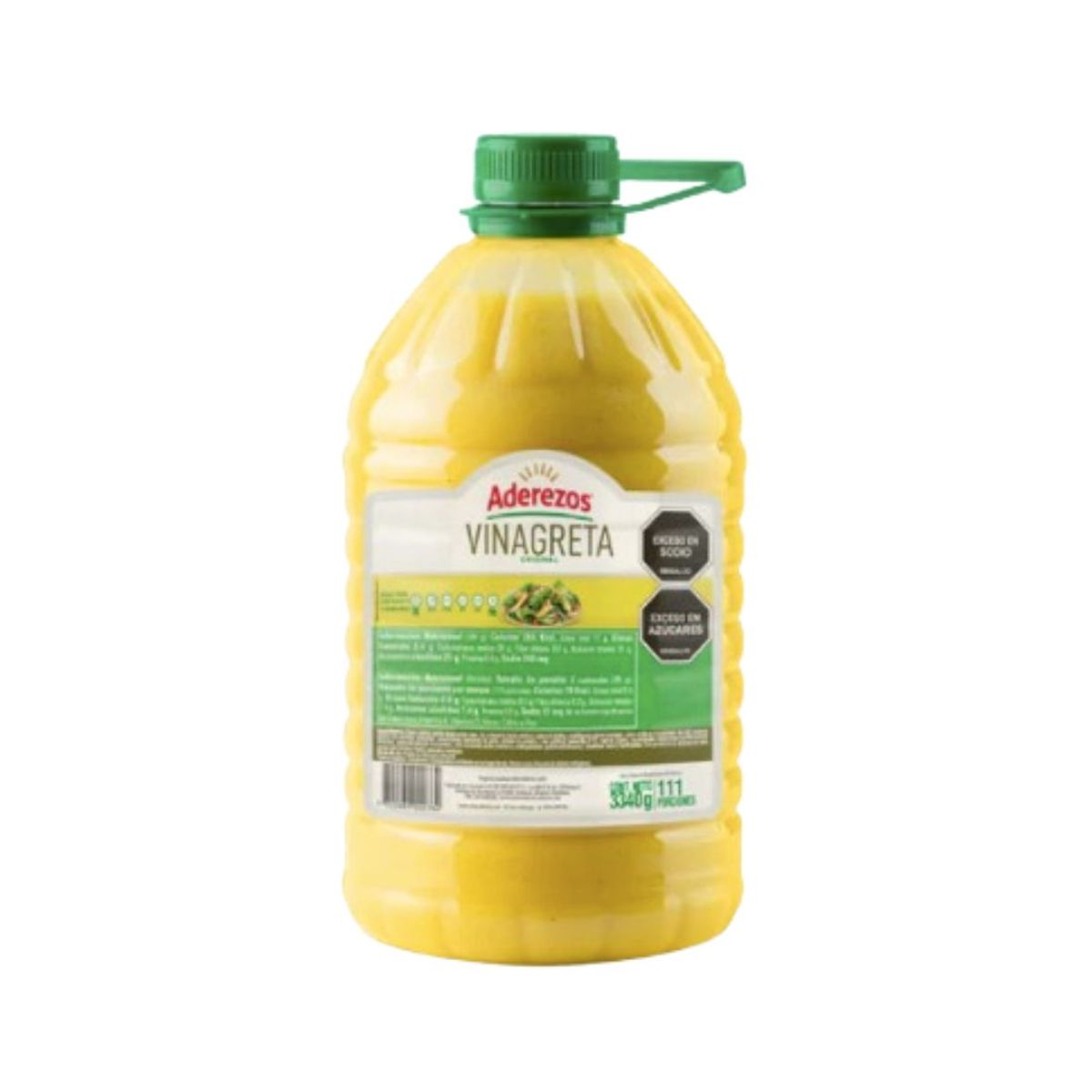 10X Vinagreta Ensaladas Aderezos x 3340 Gr Pet