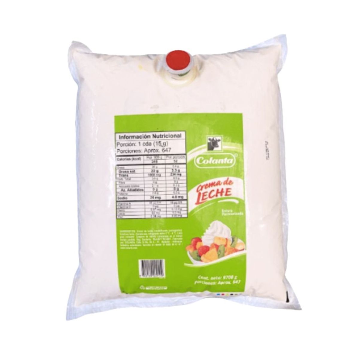 10X Crema de Leche Colanta Granel x 9,700 Gr Caja